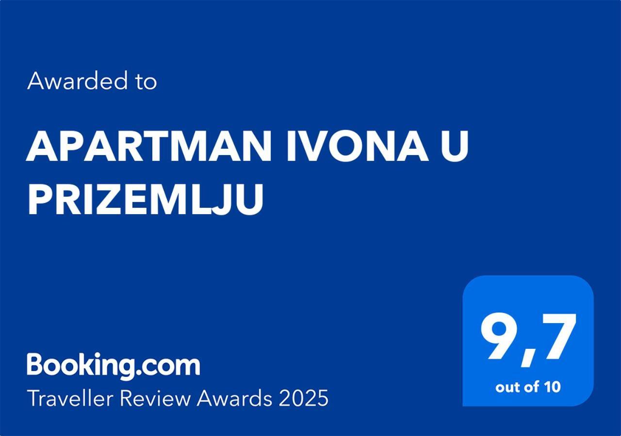 Apartman Ivona U Prizemlju Малинська Екстер'єр фото